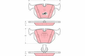 Brake Pad Set, Disc Brake GDB1527 - TRW