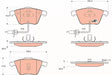 Brake Pad Set, Disc Brake GDB1528 - TRW
