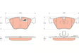 Brake Pad Set, Disc Brake GDB1531 - TRW