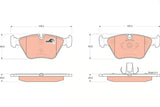 Brake Pad Set, Disc Brake GDB1531 - TRW