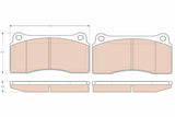 Brake Pad Set, Disc Brake GDB1536 - TRW