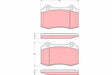 Brake Pad Set, Disc Brake GDB1537 - TRW