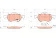 Brake Pad Set, Disc Brake GDB1540 - TRW