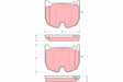 Brake Pad Set, Disc Brake GDB1541 - TRW