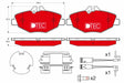 Brake Pad Set, Disc Brake GDB1542DTE - TRW