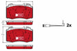 Brake Pad Set, Disc Brake GDB1543 - TRW