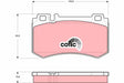 Brake Pad Set, Disc Brake GDB1544 - TRW