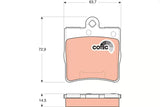 Brake Pad Set, Disc Brake GDB154 - TRW - Brake Pads - TRW