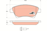 Brake Pad Set, Disc Brake GDB155 - TRW