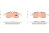 Brake Pad Set, Disc Brake GDB156 - TRW - Brake Pads - TRW