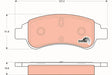 Brake Pad Set, Disc Brake GDB1563 - TRW
