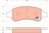 Brake Pad Set, Disc Brake GDB1563 - TRW