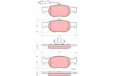 Brake Pad Set, Disc Brake GDB1564 - TRW - Brake Pads - TRW