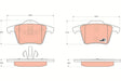 Brake Pad Set, Disc Brake GDB1566 - TRW