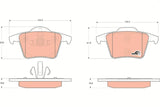 Brake Pad Set, Disc Brake GDB1566 - TRW