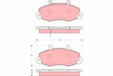 Brake Pad Set, Disc Brake GDB1572 - TRW