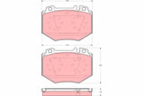 Brake Pad Set, Disc Brake GDB1575 - TRW - Brake Pads - TRW