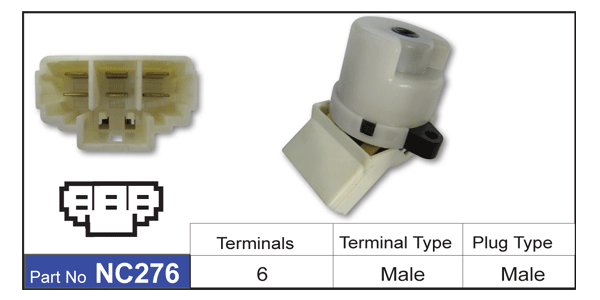 Ignition Switch NC276 - Nice Products | Universal Auto Spares