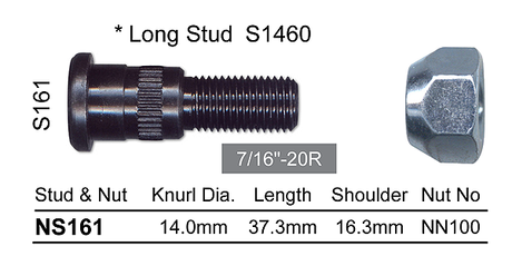 Stud & Nut NS161 - Nice Products | Universal Auto Spares