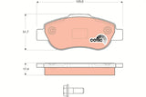 Brake Pad Set, Disc Brake GDB1589 - TRW - Brake Pads - TRW
