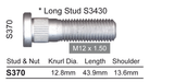 Long wheel stud S370 - Nice Products | Universal Auto Spares