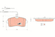 Brake Pad Set, Disc Brake GDB1594 - TRW