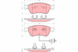 Brake Pad Set, Disc Brake GDB1598 - TRW