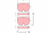 Brake Pad Set, Disc Brake GDB1599 - TRW
