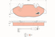 Brake Pad Set, Disc Brake GDB1600 - TRW