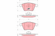 Brake Pad Set, Disc Brake GDB1607 - TRW