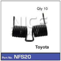 Flap Spring (10) NFS20 - Nice Products | Universal Auto Spares