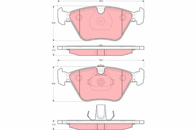 Brake Pad Set, Disc Brake GDB1619 - TRW
