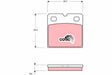 Brake Pad Set, Disc Parking Brake GDB1641 - TRW