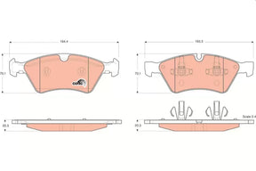 Brake Pad Set, Disc Brake GDB1642 - TRW