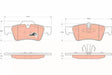 Brake Pad Set, Disc Brake GDB1643 - TRW