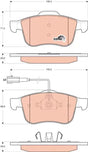 Brake Pad Set, Disc Brake GDB1647 - TRW