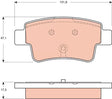 Brake Pad Set, Disc Brake GDB1656 - TRW