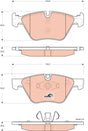 Brake Pad Set, Disc Brake GDB1662 - TRW