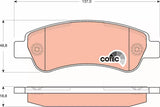 Brake Pad Set, Disc Brake GDB1682 - TRW - Brake Pads - TRW