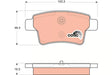 Brake Pad Set, Disc Brake GDB1692 - TRW