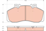 Brake Pad Set, Disc Brake GDB1695 - TRW - Brake Pads - TRW