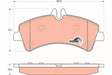 Brake Pad Set, Disc Brake GDB1699 - TRW