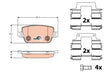 Brake Pad Set, Disc Brake GDB1708 - TRW