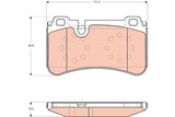 Brake Pad Set, Disc Brake GDB1711 - TRW - Brake Pads - TRW