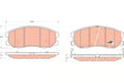 Brake Pad Set, Disc Brake GDB1715 - TRW