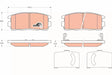 Brake Pad Set, Disc Brake GDB171 - TRW