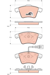 Brake Pad Set, Disc Brake GDB1721 - TRW - Brake Pads - TRW
