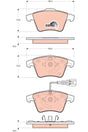 Brake Pad Set, Disc Brake GDB1721 - TRW