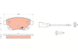 Brake Pad Set, Disc Brake GDB1725 - TRW