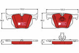 Brake Pad Set, Disc Brake GDB1727DTE - TRW - Brake Pads - TRW